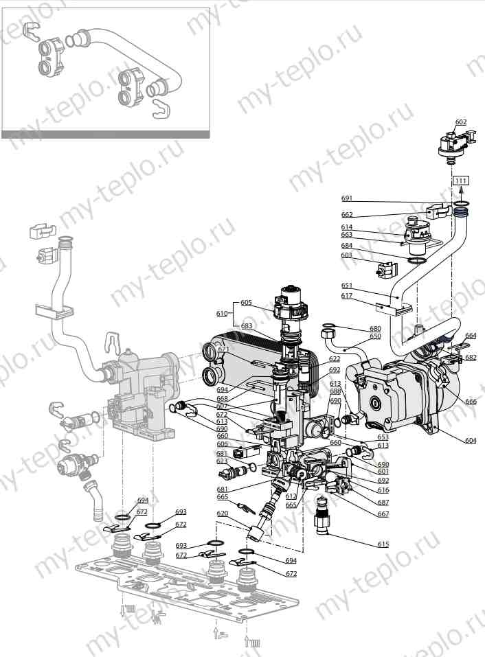 Запчасти Ariston CLAS X 24 FF купить в Барнауле