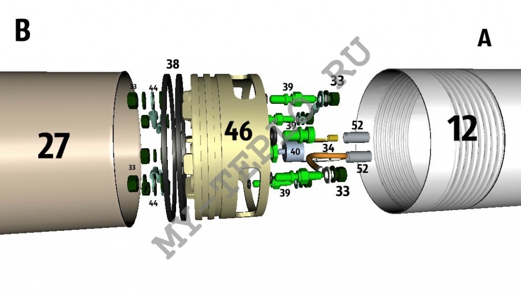 Запчасти Джилекс Водомет 110/110