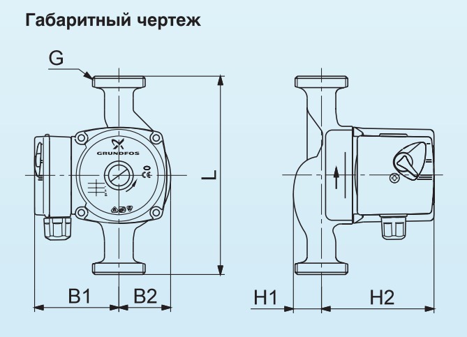насосы UPS характеристики