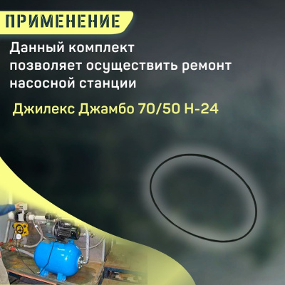 Уплотнительное кольцо корпуса насоса Джилекс Джамбо 70/50 Н-24 (kolcokorp7050N24)